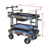 Professional Collapsible Studio Cart - Photo & Video Gears